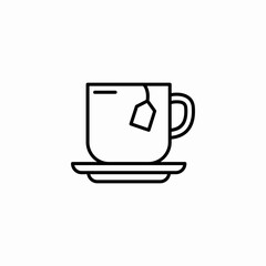 cup of tea icon sign vector