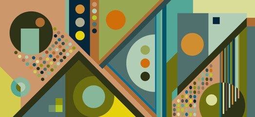 minimalist abstract geometric art