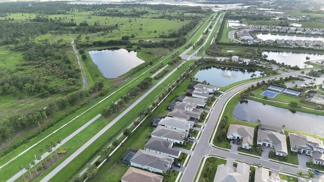 Lorraine Road in Lakewood Ranch just north of University Road in Florida