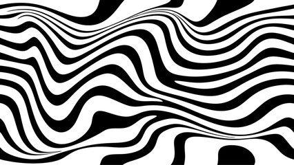 Wave pattern illustration vector with transparent background