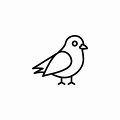 bird icon icon sign vector