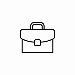 briefcase bag icon sign vector