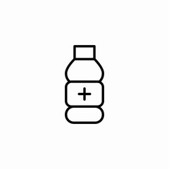medical bottle icon sign vector