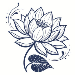 
a drawing of a flower