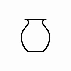 vase jar icon sign vector