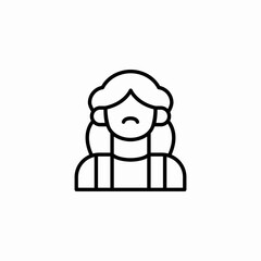 woman lady icon sign vector