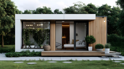 entrance to the house