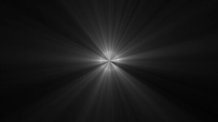 Top center blue light flare or glare for project overlay screen effect above for luxury premium product design. Lights ray on blue background with copyspace - Powered by Adobe