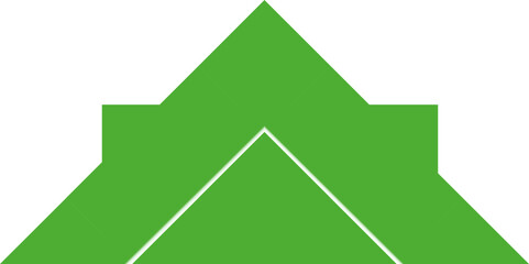 triangle modern tower vector logo monograme template