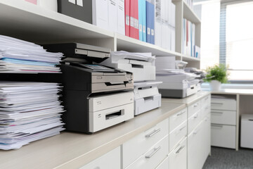 Organizing a chaotic workspace filled with paperwork