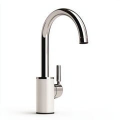 Modern chrome faucet with elegant design and sleek finish