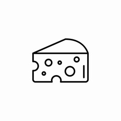 cheese cheddar icon sign vector