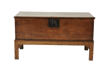 antique wooden chest  Lot - An English Oak Chest on Stand