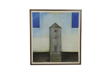 window with blue shutters  Lot - Batia Eissenwasser Jancourt