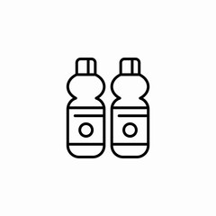 water bottles icon sign vector