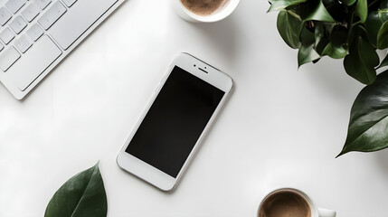 mobile phone on the table