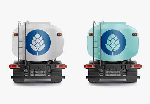 Water Truck Mockup