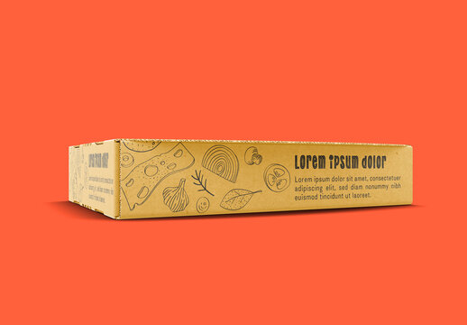 Pizza Slice Box mockup