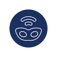 Incognito icon vector