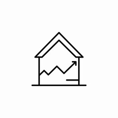 house expansion icon sign vector