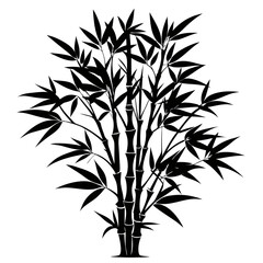 Obraz premium bamboo vector illustration