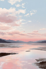 unique background design for website homepage featuring super thin lines and delicate landscape silhouettes