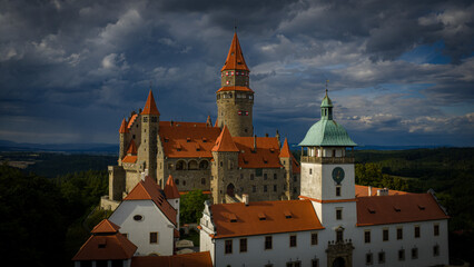 Obraz premium panorama of Bouzov Castle