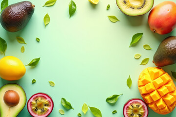 Vibrant Fruit Background