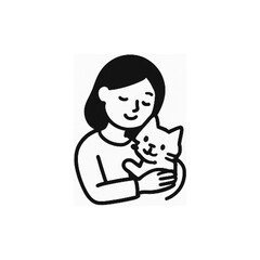 飼い主＆ペット(ねこ)ふれあいシーン１