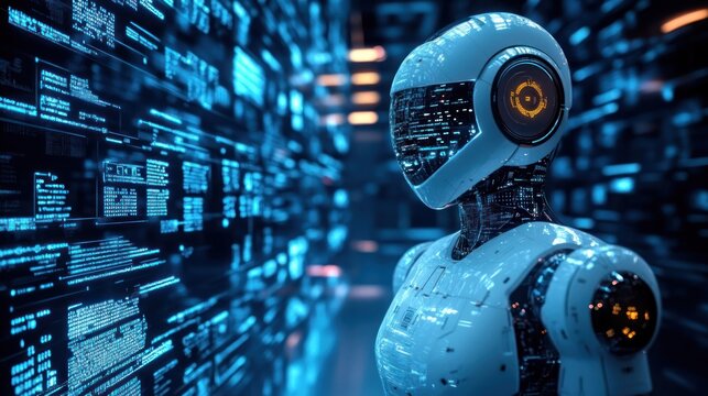 A chatbot application displays AI-driven conversation assistants using prompts to generate responses on a smartphone