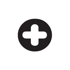 plus icon vector illustration