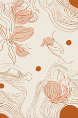 Naklejka premium create captivating website background featuring super thin lines that form various musical motifs