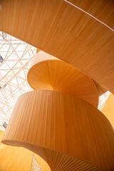 木製螺旋階段の美学