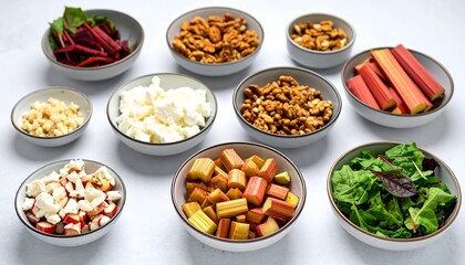 Assorted healthy ingredients