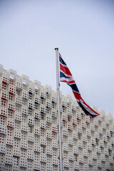 ユニオンジャックとモダン建築