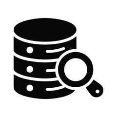 Grab this glyph icon for database search solution