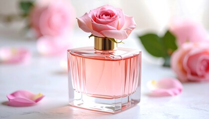 Pink rose perfume bottle (2)
