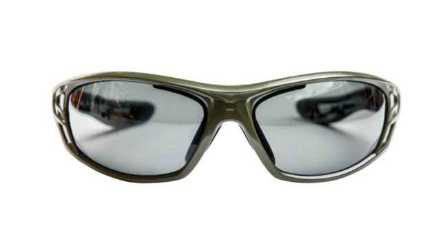 Hiking sunglasses with UV protection background isolated on a Transparent background, PNG file.