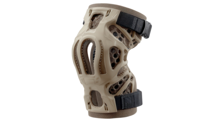 Knee brace for hiking support background isolated on a Transparent background, PNG file.