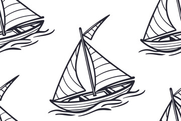 sailing ship silhouette