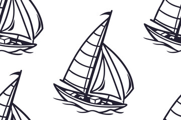 set of sailing ships