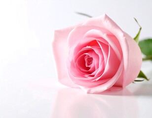 Close-up of a single pink rose
