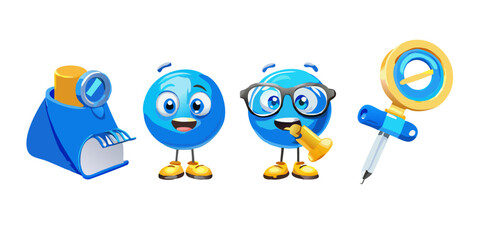 blue bird on white background