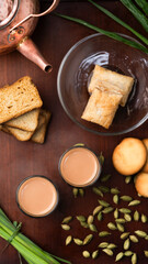 Chai and toast