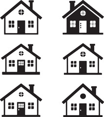 "Simple House Icon Collection"