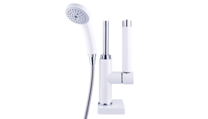 bidet shower isolated on white background