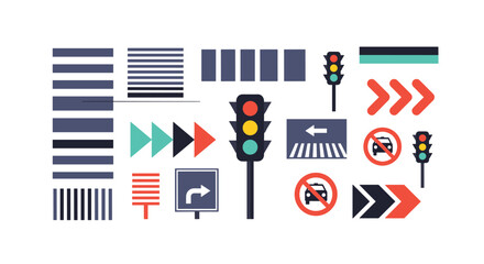 Traffic control signals and road signs for urban transportation systems and road safety management