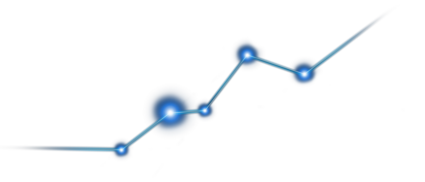 Growth business strategy..Transparent stock market chart  investment trading graph growth.Trade business analytics graph and financial chart. 