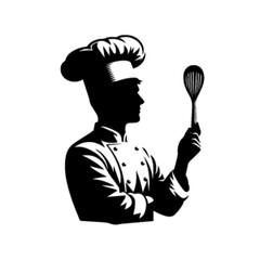 Cartoon Chef Presenting Food Dish | Chef 30 Vector Illustration