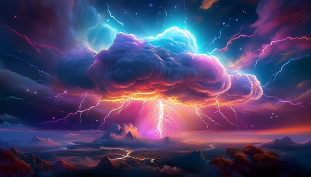 lightning cloud